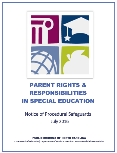 Parent Rights and Responsibilities in Special Education July 2016